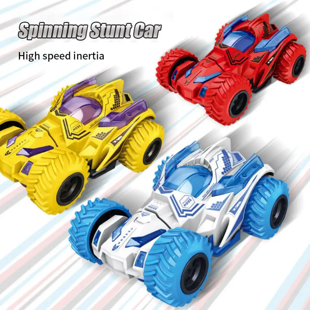 Four-wheel Double-sided Drive Inertial Toy Car Stunt Collision Rotate Twisting Off-road Vehicle Kids Toys Model Cars for Gift