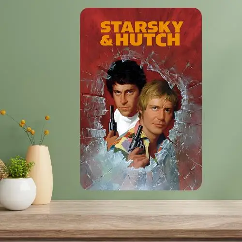 Affiche métallique de la série télévisée classique Starsky & Hutch
