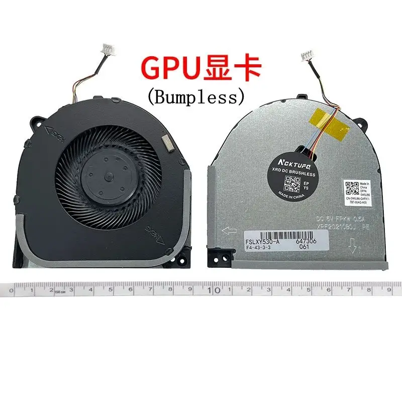 New Laptop VGA/GPU CPU Cooling Fans cooler for Lenovo Legion Y540 Y540-15 Y540-15irh GTX1660 TI EG75070S1-1C030-S9A 1C010 1C020