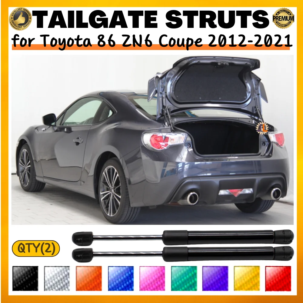 

Qty(2) Trunk Struts for Toyota 86 GT86 ZN6 Coupe 2012-2021 244.5MM Rear Tailgate Boot Lift Supports Shocks Gas Springs Dampers