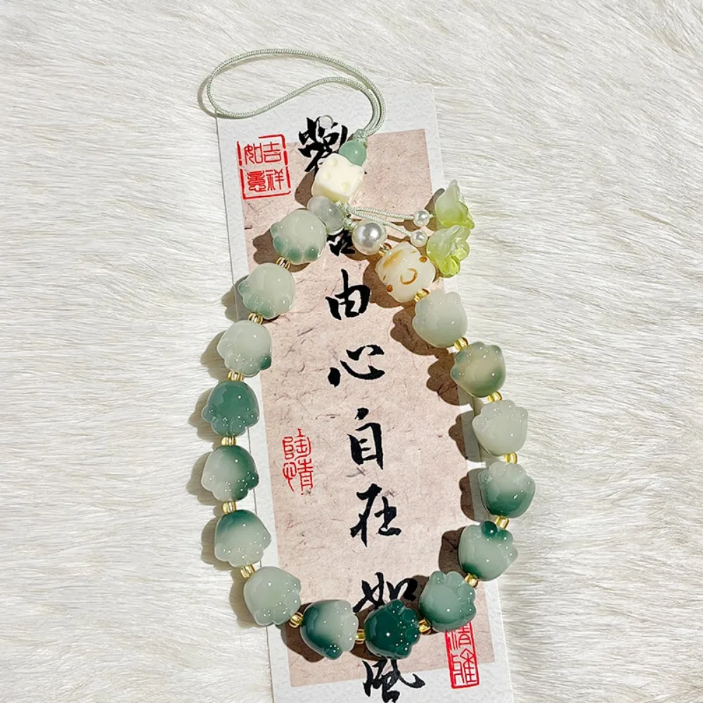 

Sweet Girls Cell Phone Strap Anti Loss Sling Bracelets Phone Lanyard Aesthetic Beaded Beads Phone Chain Girls Women