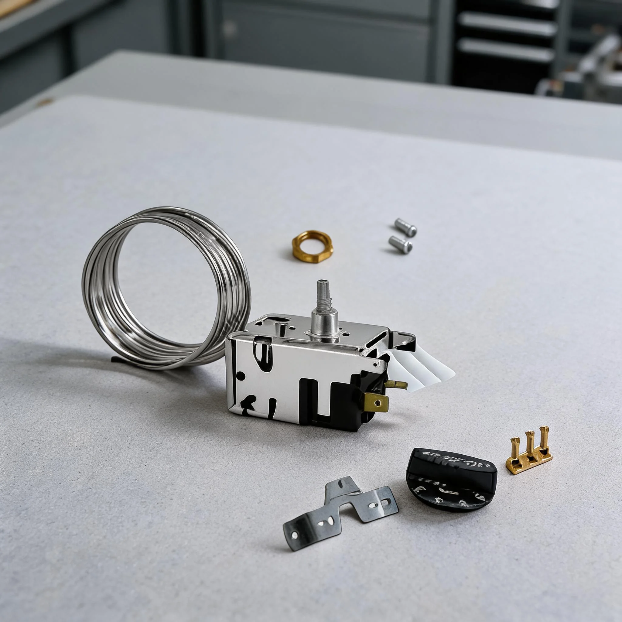 800366 Temperature Control Kit Metal Thermostat For Commercial Refrigerators Freezers Accurate Regulation Replacement Part
