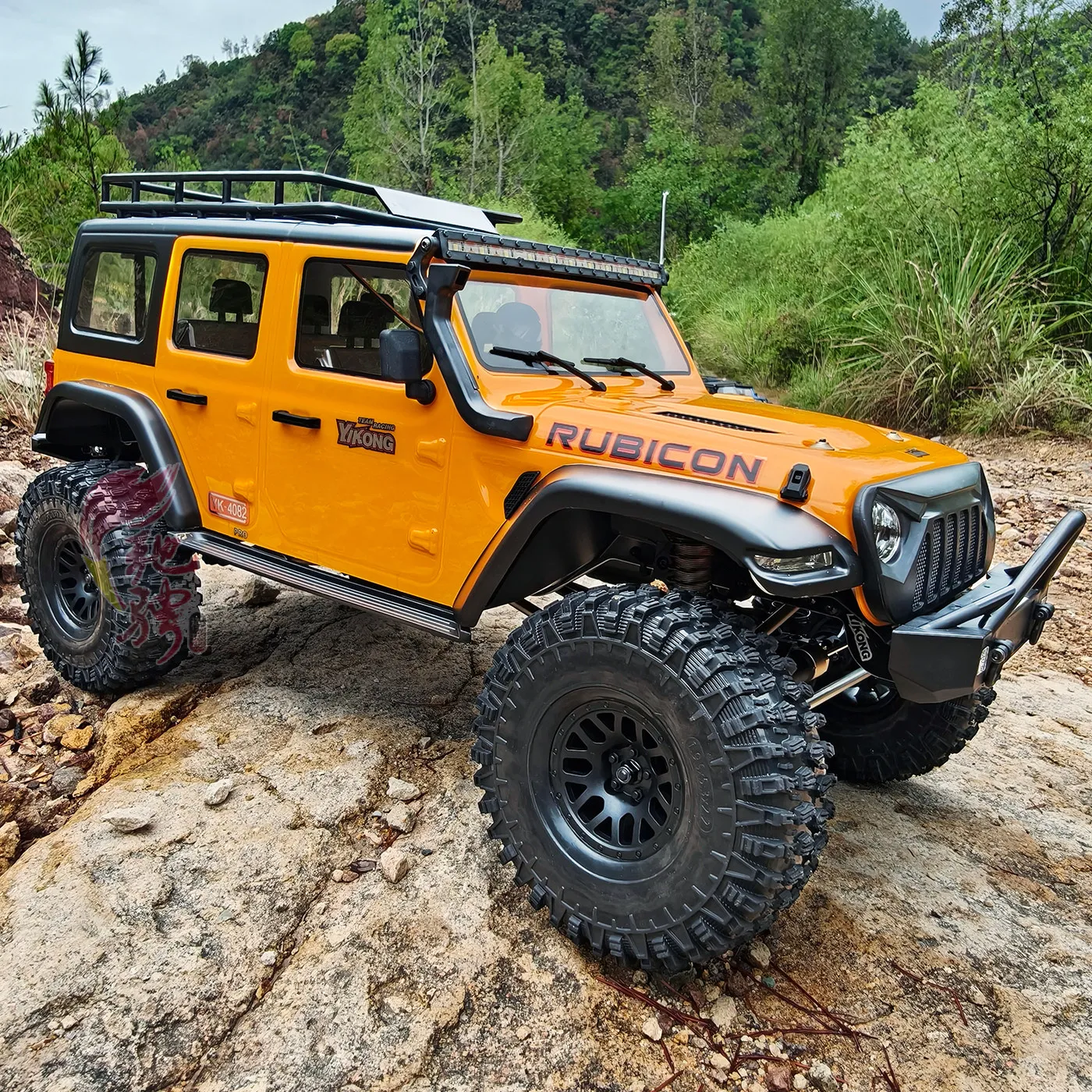 Yk4082 V3 1/8 Rc Rock Crawler Jeep Rubicon 4wd Remote Control Off Road Truck With Differential Lock Shiftable Transmission Gifts