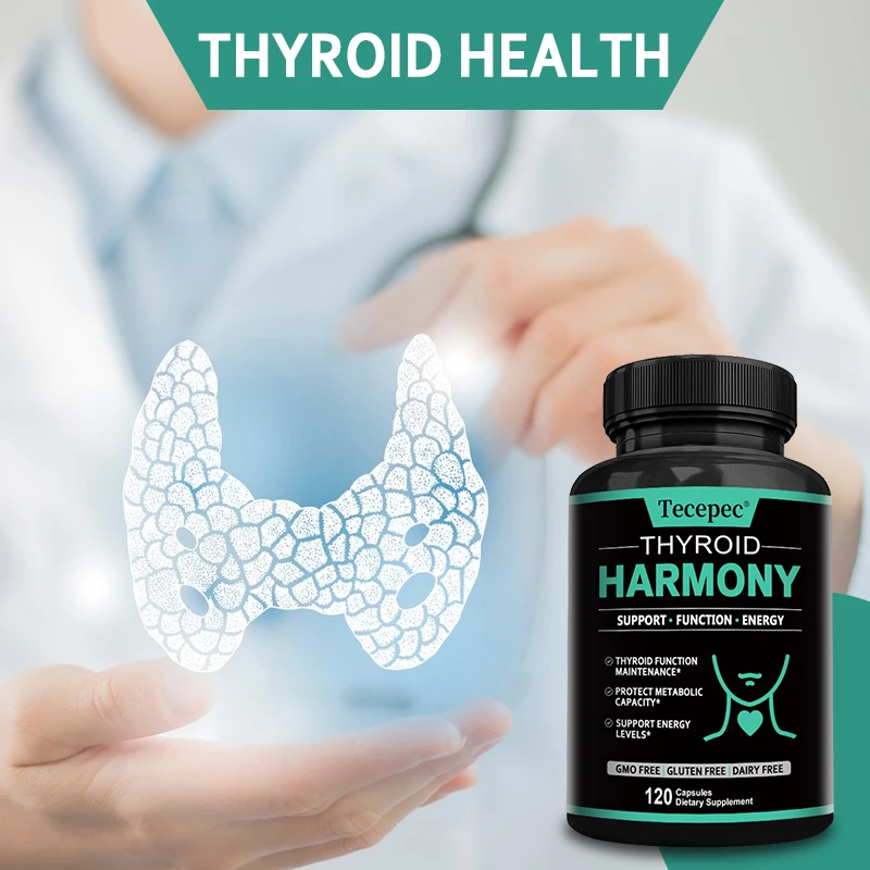 Thyroid Health Supplement - Helps Improve Focus, Memory, Clarity, Reduces Stress and Brain Fog, Boosts Metabolism and Energy