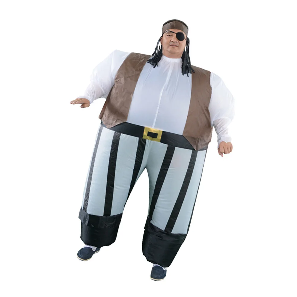 

Pirate Inflatable Pirate Inflatable Costume Suit Adult Size Halloween Cosplay Costumes Party Stage Festival Decorations