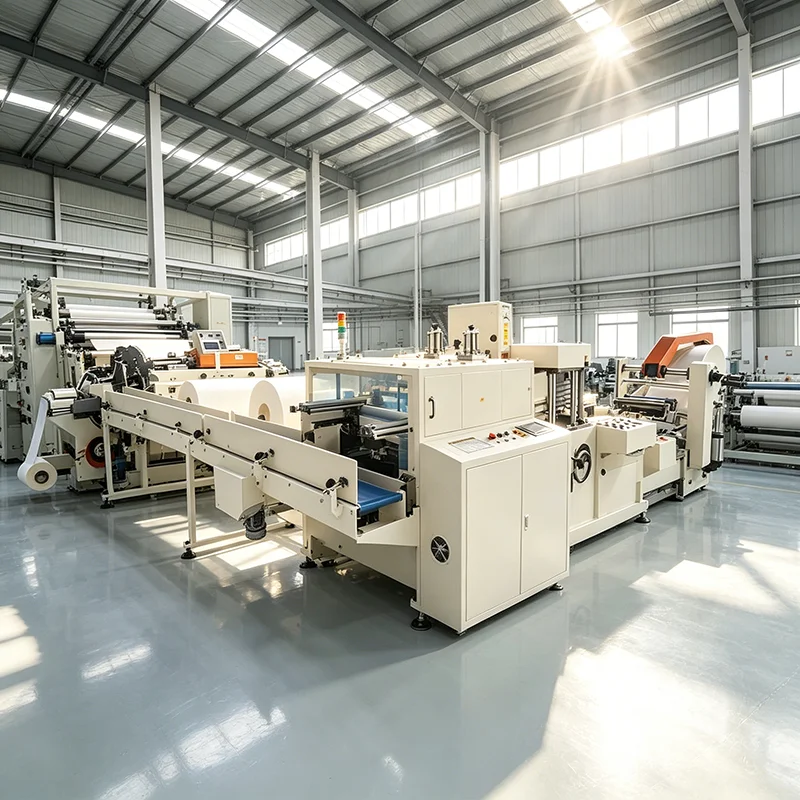 Fully Automatic Toilet Tissue Paper Production Line – Embossed and Printed