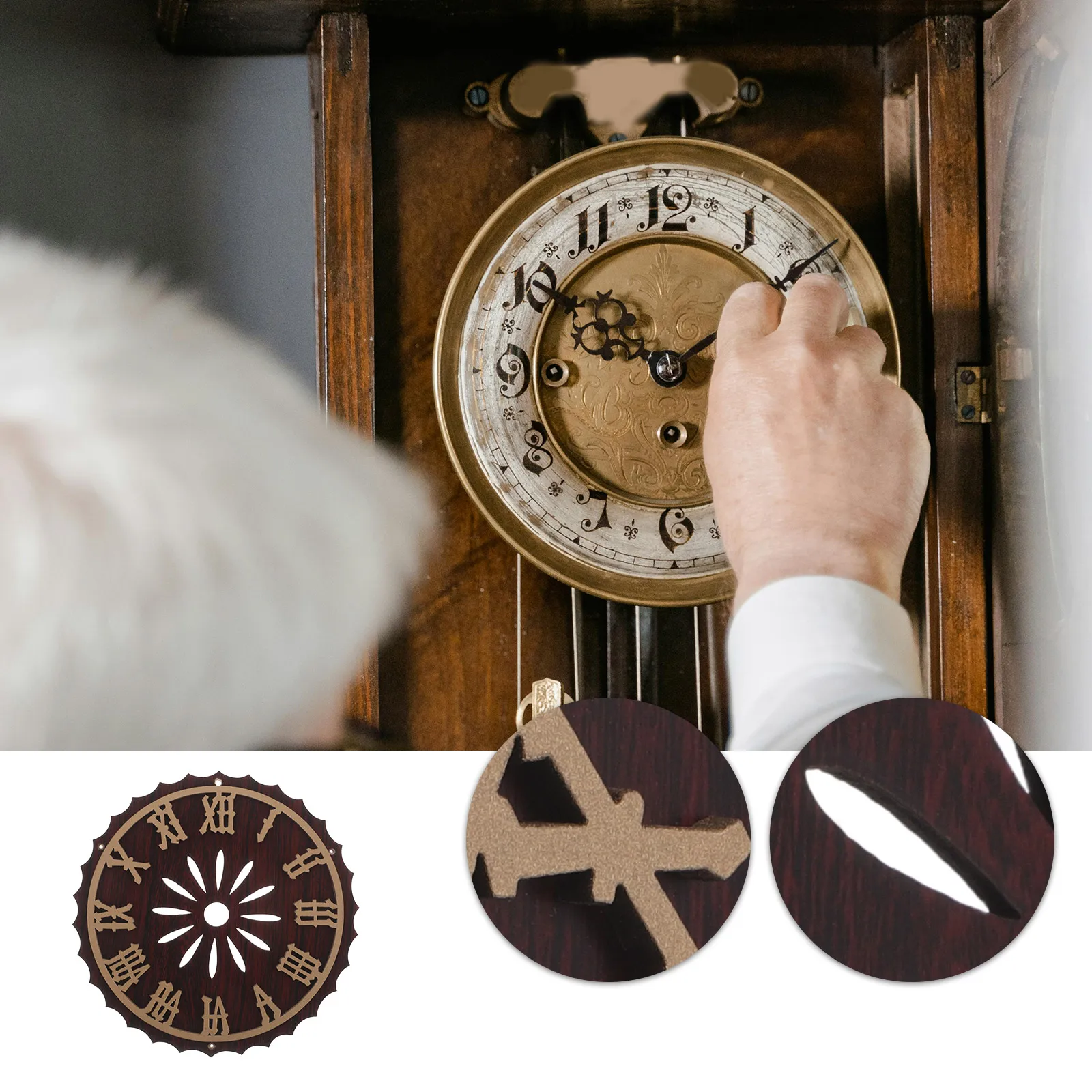 

Cuckoo Clock Face Dial Part for Diy Wall Disc Parts Replacement Repair Accessories