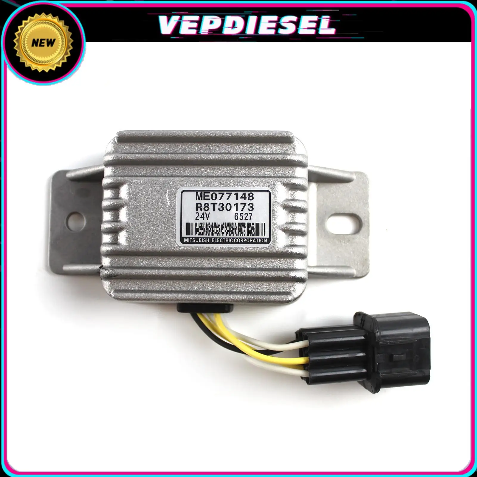 

ME077148 R8T30173 24v Relay VAME077148 For Kobelco SK200-5 SK200LC-5 SK200-6 SK200-6E SK160LC-6E Crawler Excavator Parts