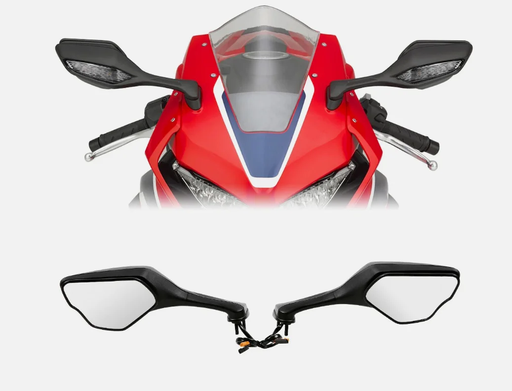 

Аксессуары для мотоциклов, зеркало заднего вида, АБС-алюминиевые светодиодные зеркала заднего вида для HONDA CBR1000RR CBR 1000RR 2017-2021