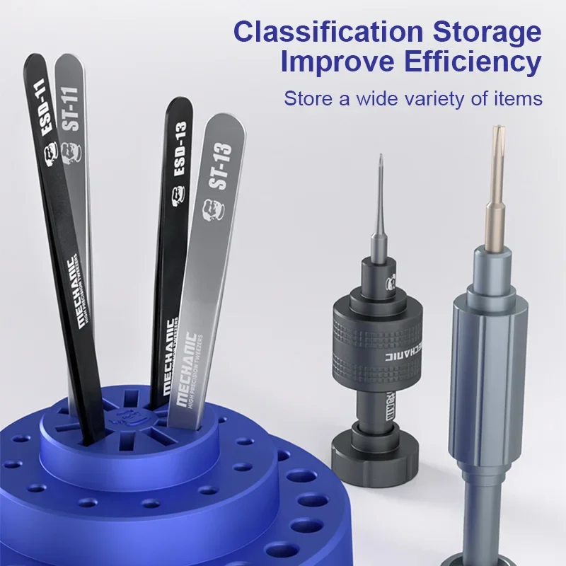 MECHANIC R38 Storage Box Large Capacity Multi-functional Mobile Phone Maintenance Parts Screwdriver Tweezer Collection Tool