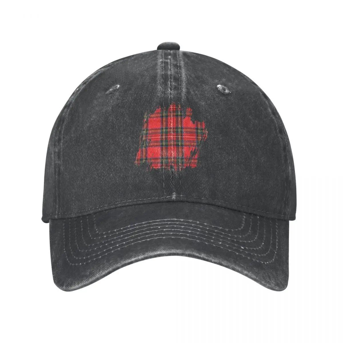 Royal Stewart Tartan Cap Cowboy Hat icon Sunscreen hat for women Men's