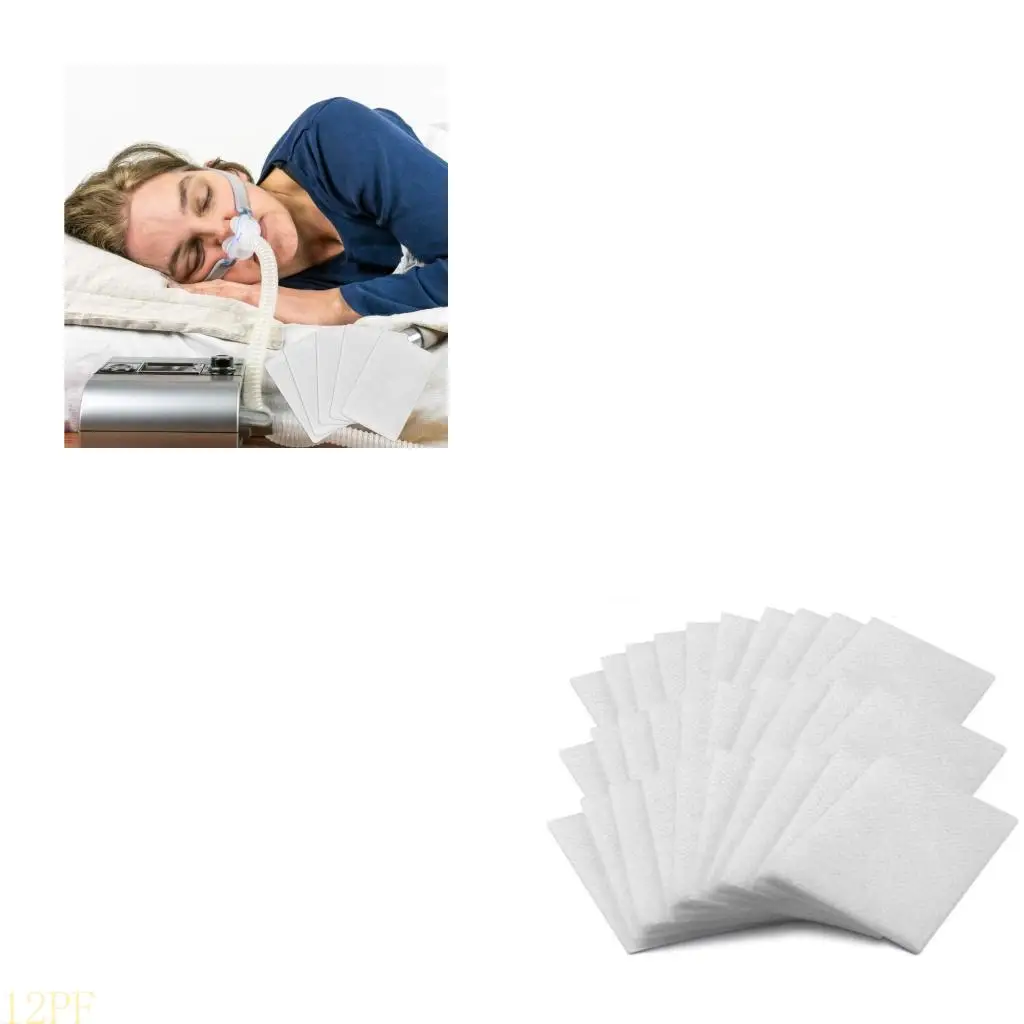 

12PF 10pcs/lot White Cotton Filters Inserts For S9 And AirSense 10 Breathing Machines