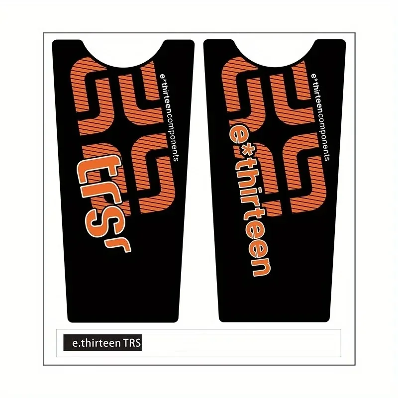 2 упаковки, наклейка на кривошипный рычаг Se.thteen TRS E13, экологически чистая оболочка с одной цепью, водонепроницаемая декоративная наклейка для велосипеда