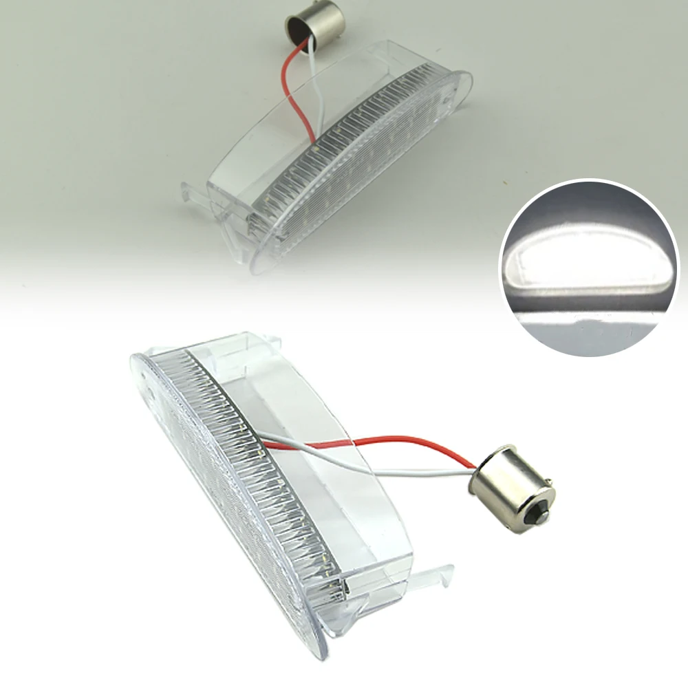 1 قطعة أضواء لوحة ترخيص السيارة LED لا خطأ مصباح المصابيح الخلفية الملحقات مصباح ترخيص السيارة LED لسيارة رينو توينجو (1993-2007) #2