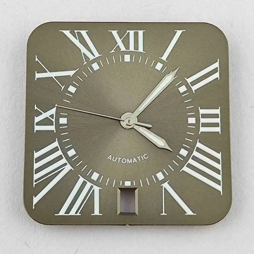 Nuovo puntatore NH35 quadrante quadrato NH35 da 27 mm adatto per movimento NH35 quadrante NH35 accessori lancette NH35