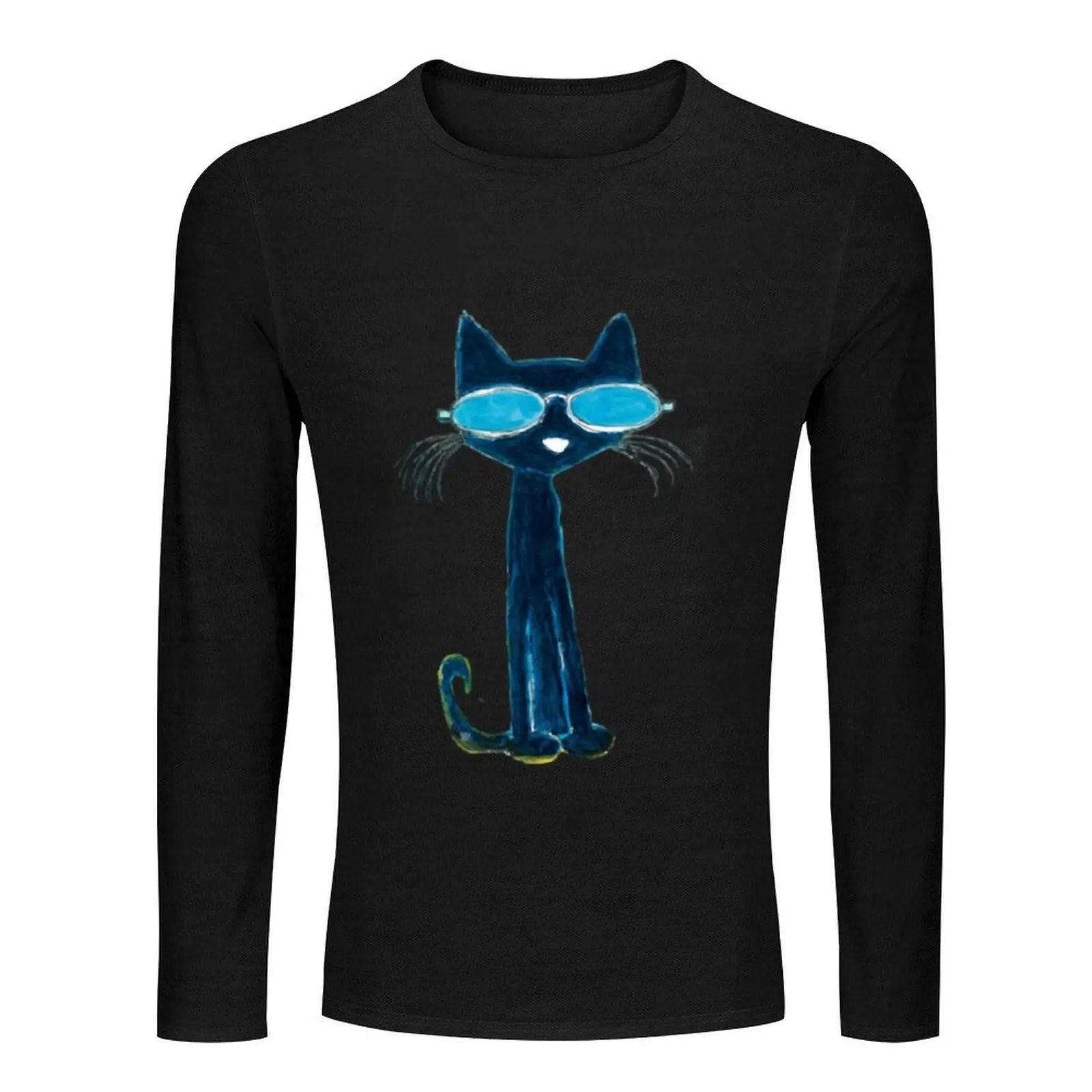 pete the cat Long T-Shirt custom t shirts design your own mens graphic t-shirts funny