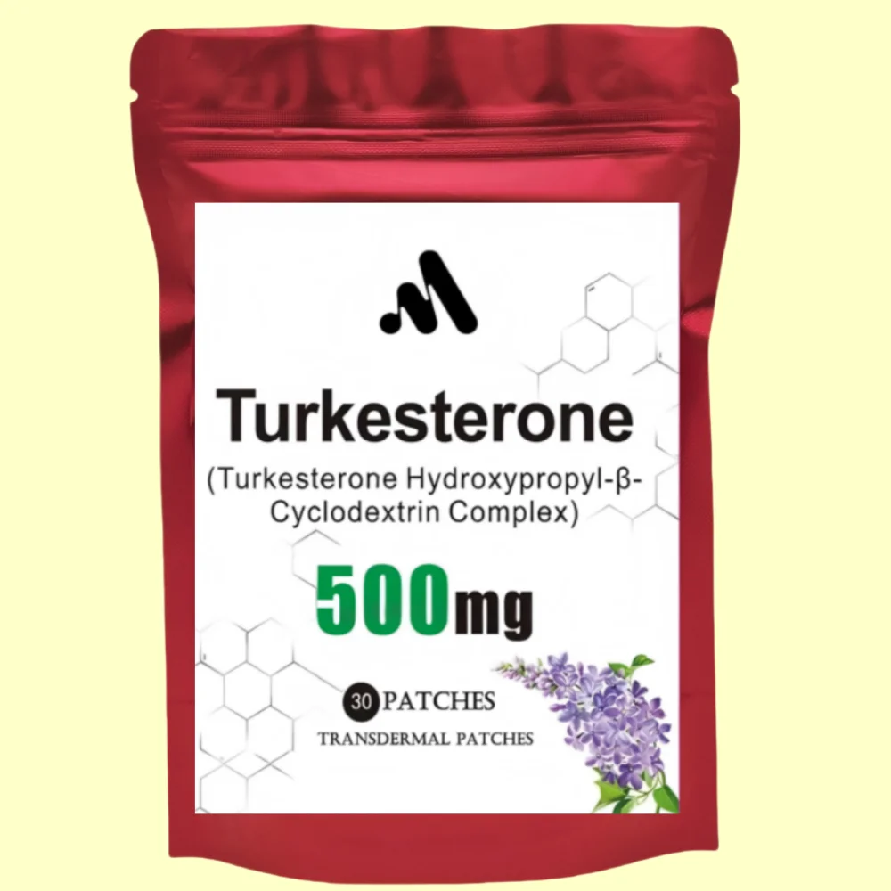 

30 Patches Turkesterone Transdermal Patches Hydroxypropyl-β-Cyclodextrin Complex Improve Lean Muscle Mass, Exercise Performance
