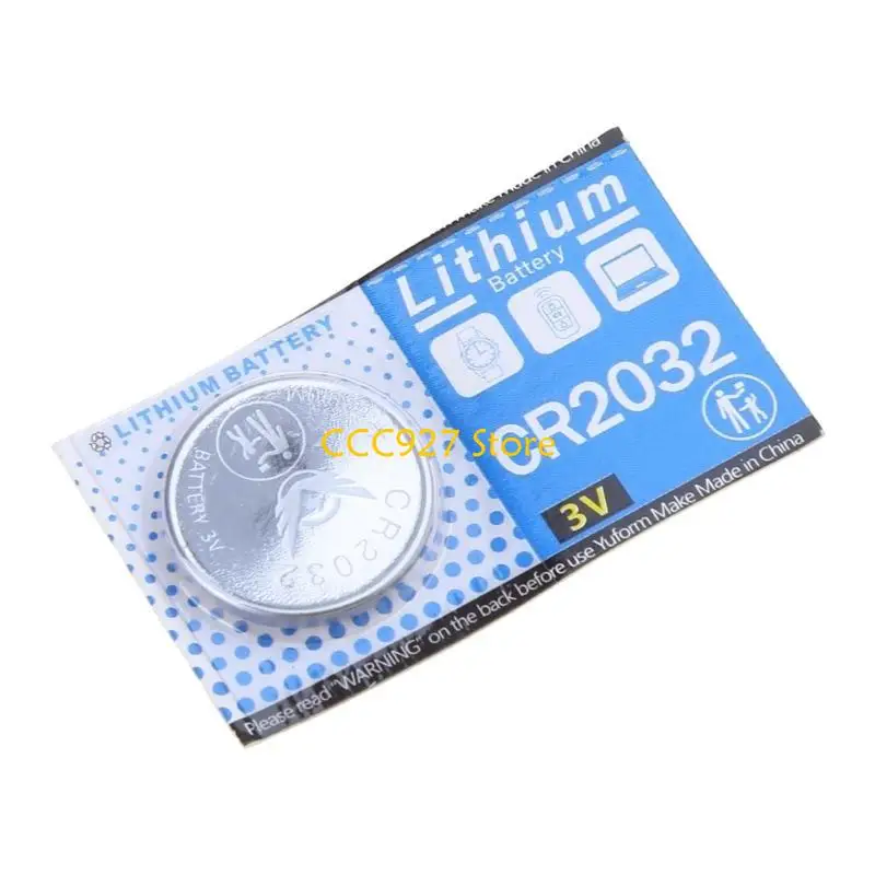 B03F 1Pc CR2032 2032 Button Cell Coin Battery For Calculator Scale Remote Watch 3V