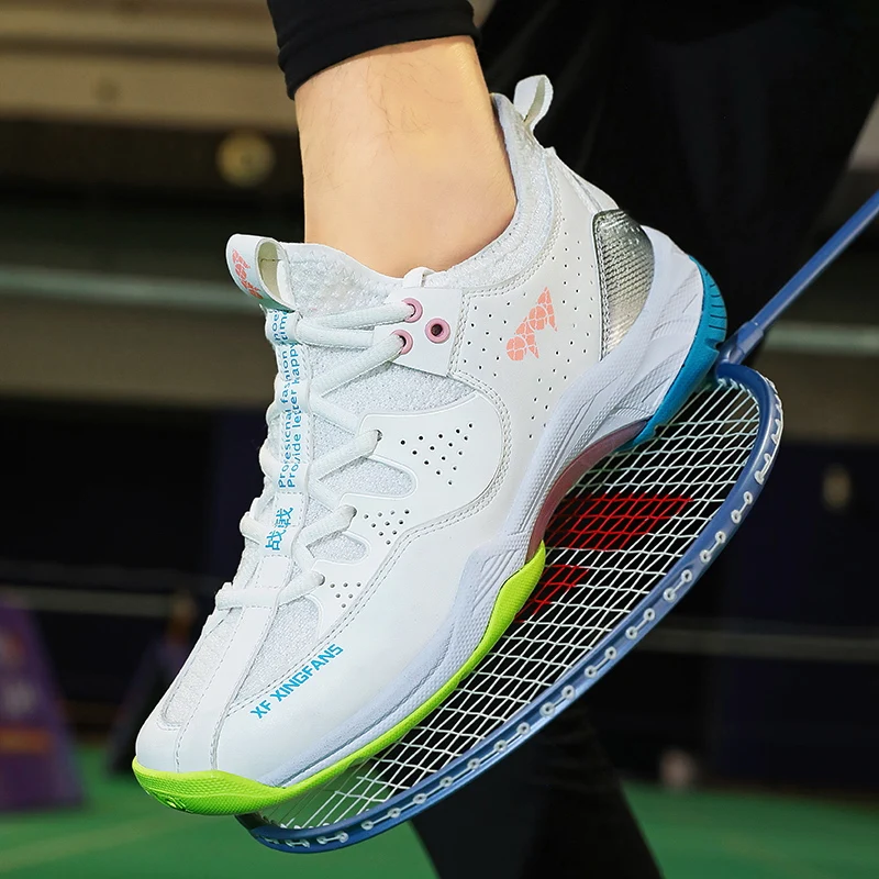 Mens Tennis Shoes Professional Training Sneakers Wear Resistant Anti-Slip Sweat Absorbent for Swollen Feet Arch Support