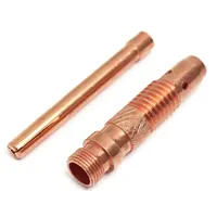 17Pcs/kit TIG Welding Torch Cup Collet Body Nozzle  Alumina Nozzle Gas Les Cups Tungsten Electrode Kit Tools WP-17 WP-18 WP-26