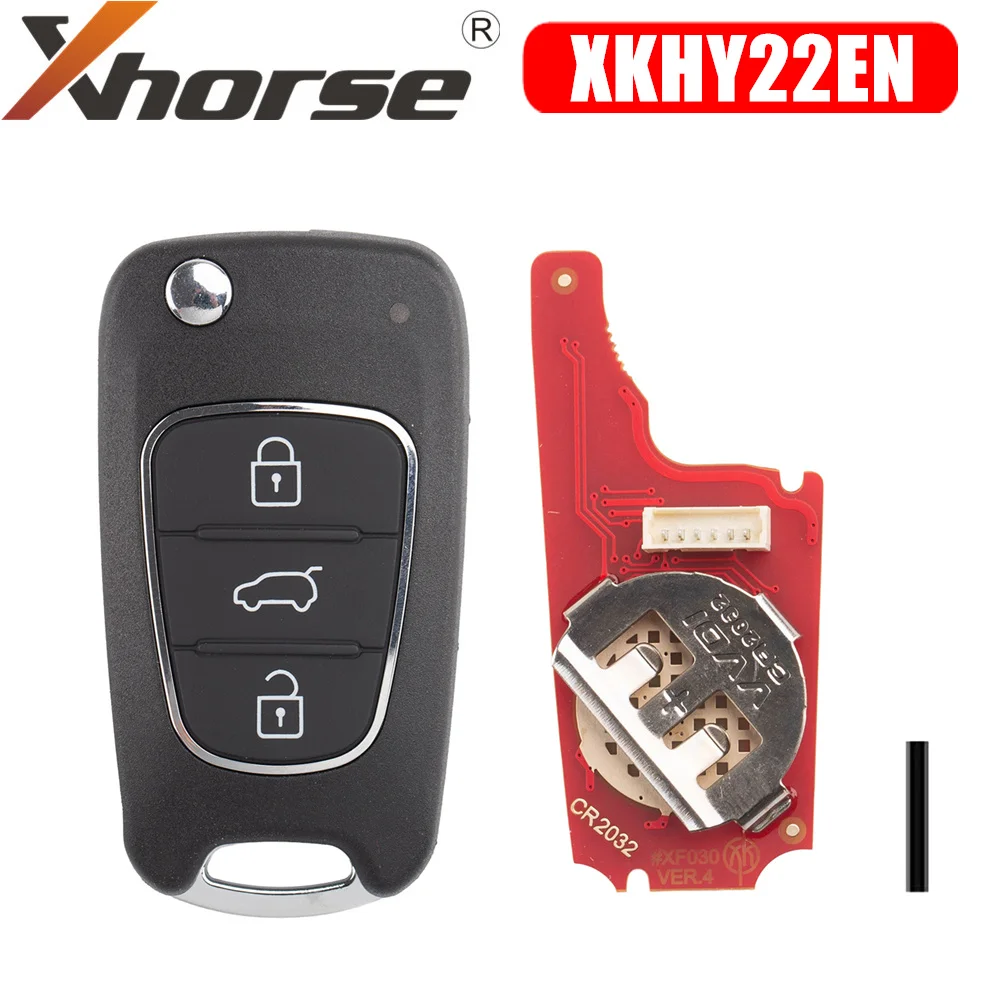 

Xhorse XKHY022EN Wire Remote Key for Hyundai Flip 3 Buttons