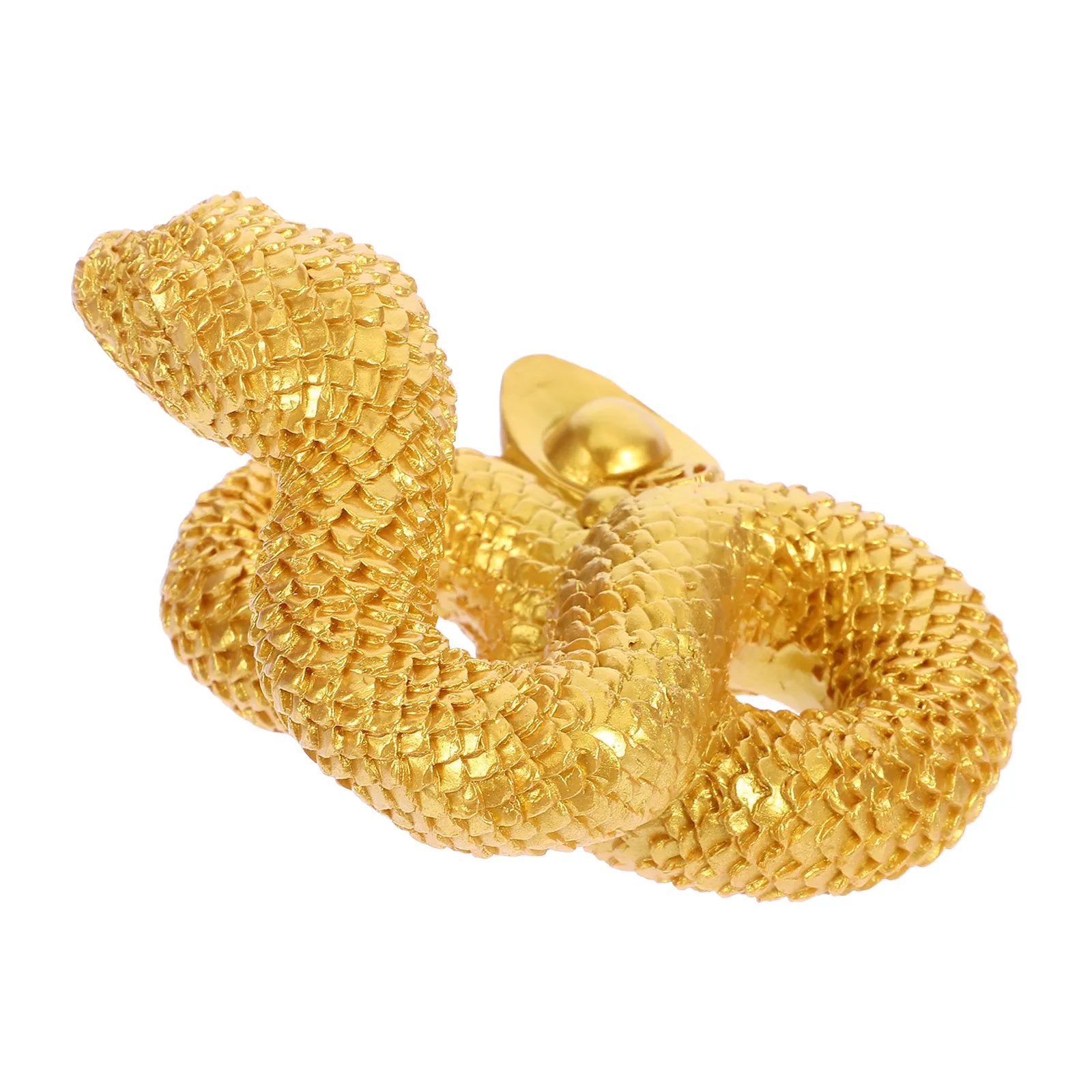 

Resin Snake Statue Resistance Indoor Desktop Decor Chinese Style Snake Craft Home Decoration New Year Gift