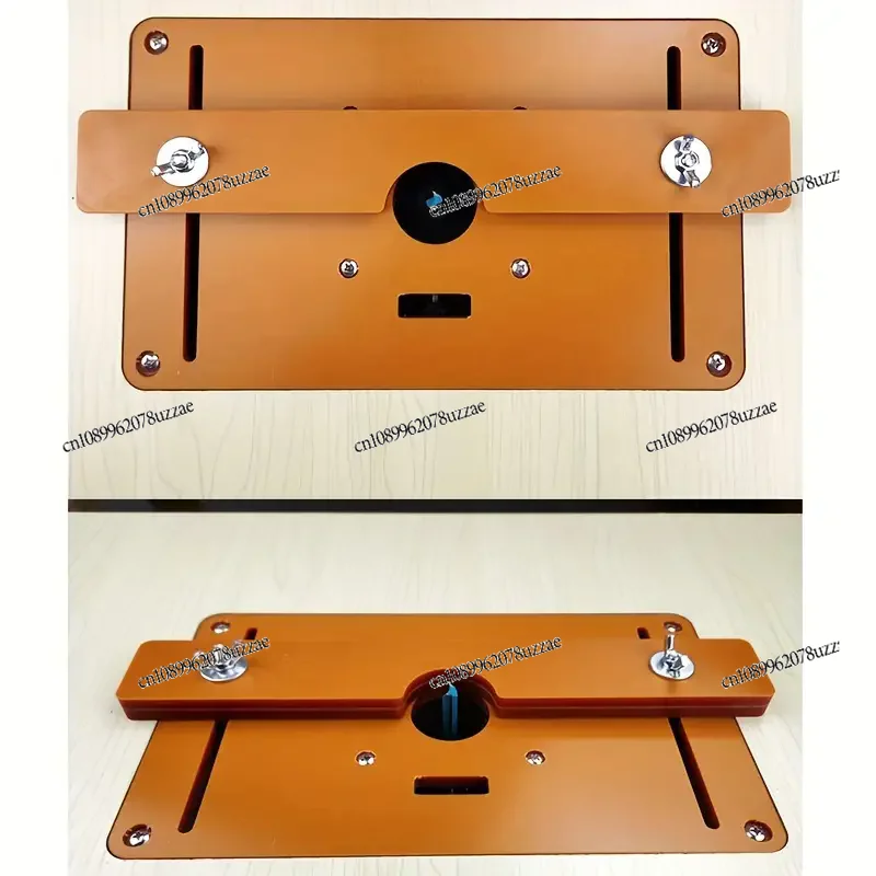 Trimming Machine Flip Plate Balance Plate Baseplate Slotted Chamfer Bakelite Woodworking Auxiliary