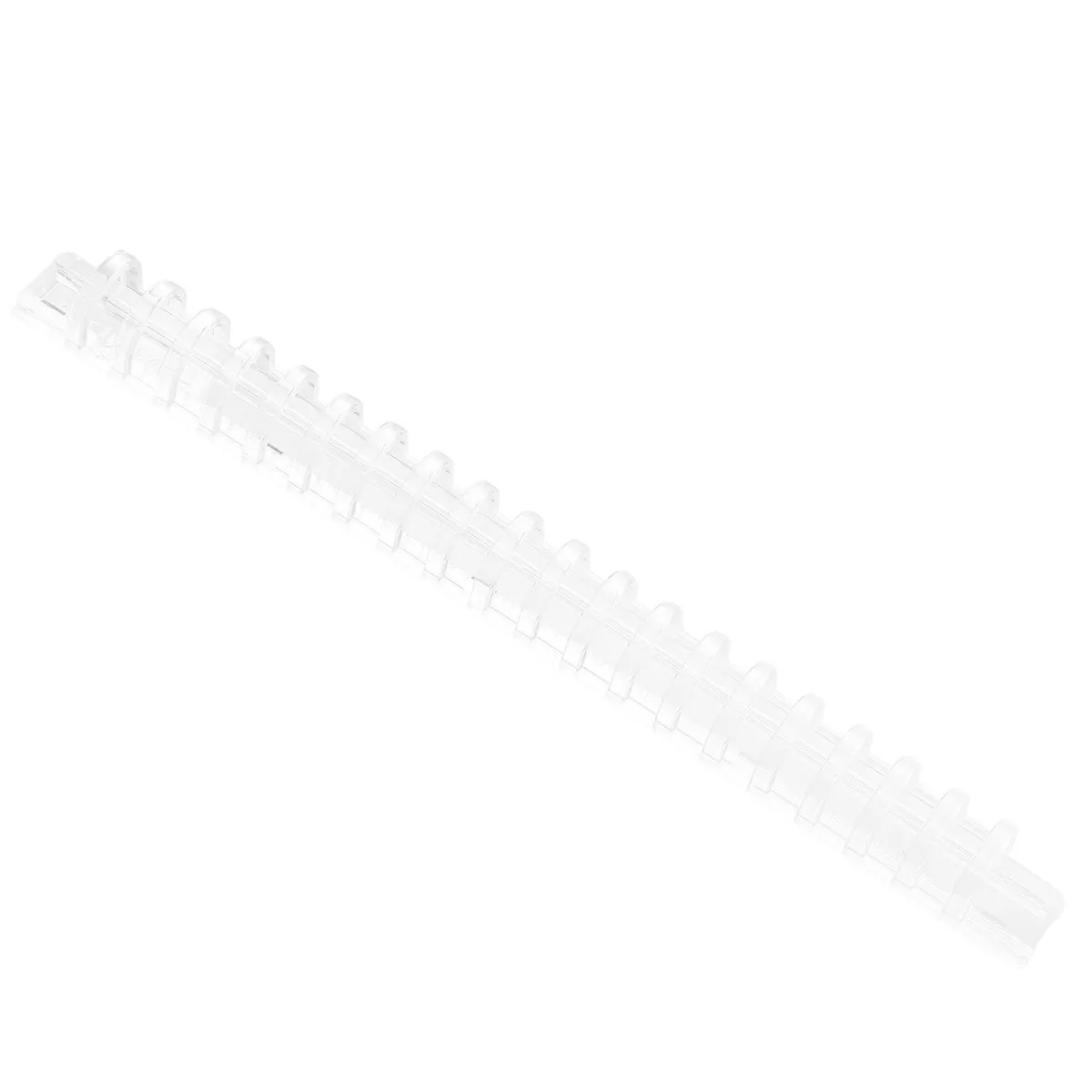 

10Pcs A5 20-Hole Push-Pull Binding Strip Ring Binder Plastic Loose Leaf Binder for School Office Business Convenient Clean