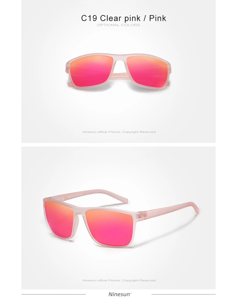 Ninesun polarisierte sonnenbrille männer neue mode frauen fahren große rahmen brille uv400 sport blend freie nachtsicht brillen – Detail 9