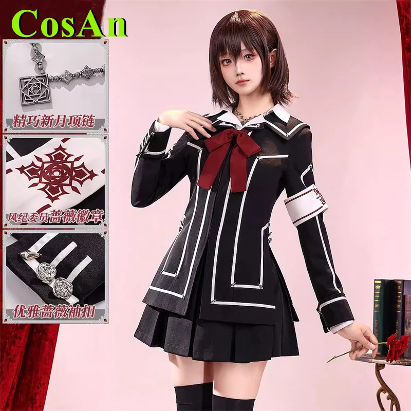 CosAn Game Kuran Yuki Cosplay Costume Kurosu Yuki National Customs High Quality NiuSkin Party Role Play Clothing Female