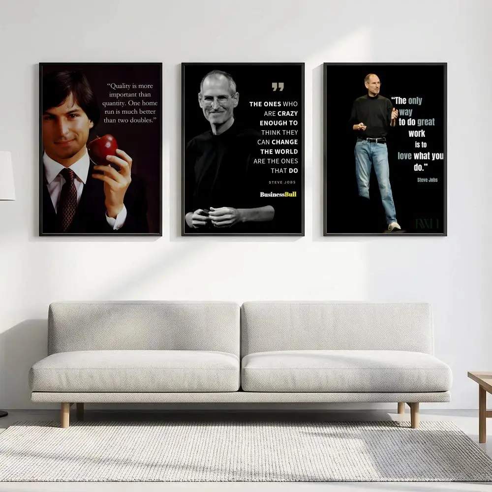 Pattern S-Steve J-Jobs Q-Quotes Poster HD art, waterproof, sticky wall, home decoration (living room, bedroom, bar), aesthetic