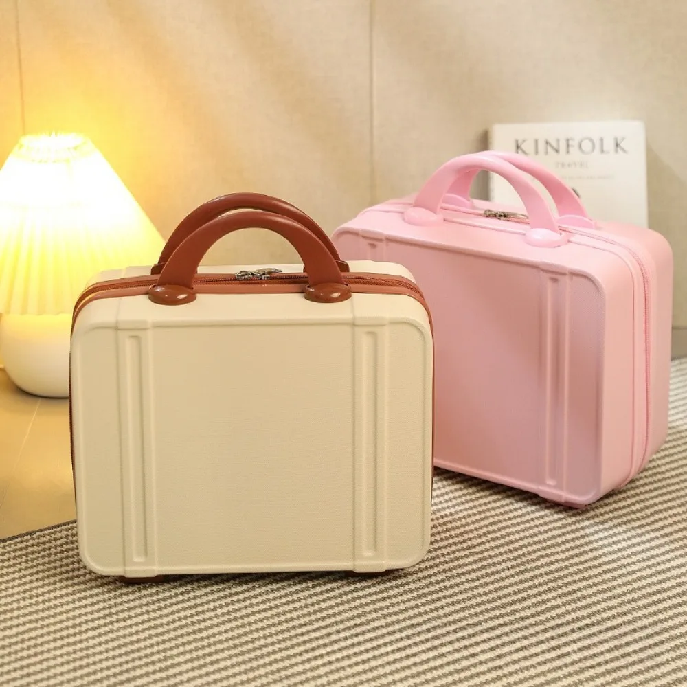Suitcase Portable Female Companion Souvenir 14-inch Cosmetic Case Storage Box Small Mini Cosmetic Bag Wedding Suitcase Gift