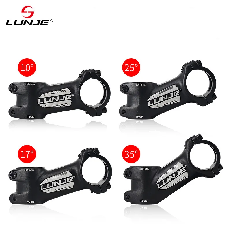 Ultralight Bike Stem 17 Degree Aluminium Alloy MTB Road Bicycle Stem 31.8mm 60/70/80/90/100/110 Mountain MTB Bicycle Power Parts