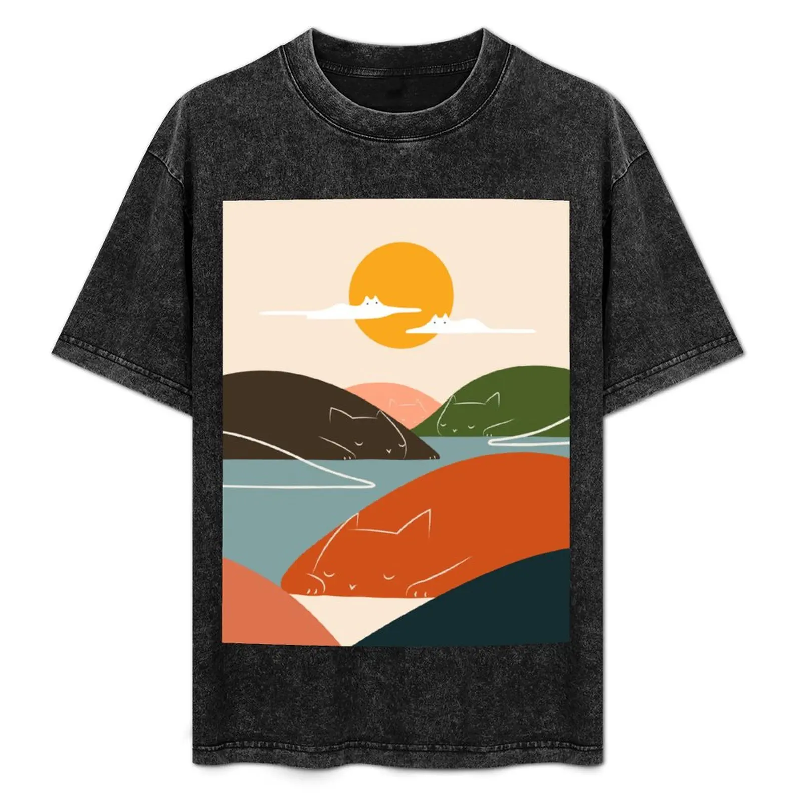 

Cat Landscape 104 T-Shirt man tshirt man graphic t shirt funny t shirts cotton man t shirts for men T-Shirt