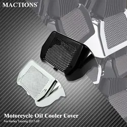 Oil Cooler Cover Kit Motorcycle Oil Cooler With Bracket For Harley Touring Road King Street Electra Glide FLRT FLTRXS 2017-2025