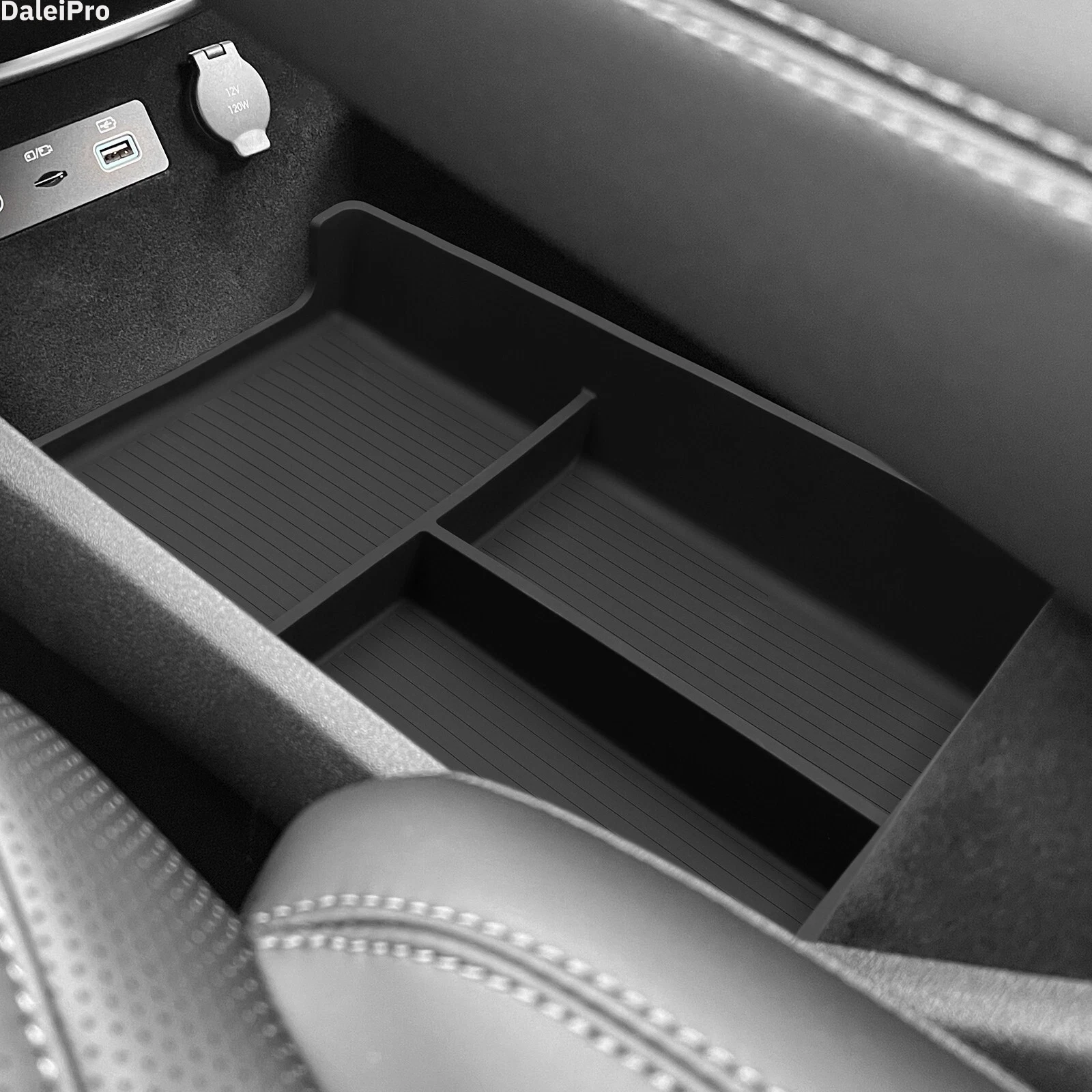 Für BYD Sealion 07 2024 2025 Armlehne Aufbewahrungsbox Mittelkonsole Layered Aufbewahrungsbox Getränkehalter Modifikation Innenzubehör – Detail 5