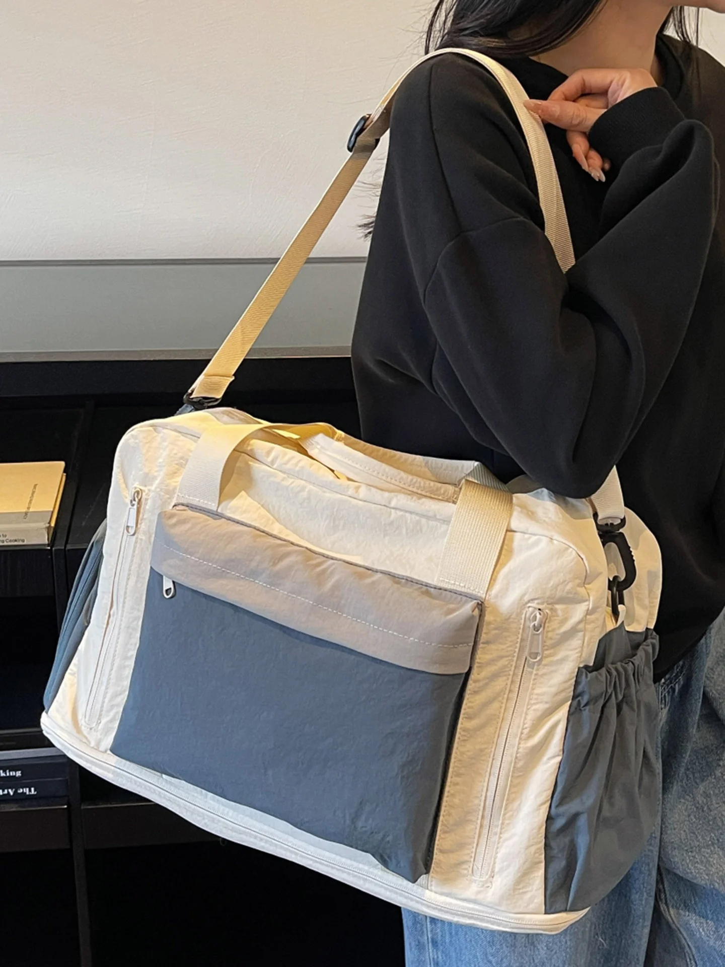 large-capacity-fitness-travel-bag-short-trip-yoga-bag-wet-and-dry-separation-women's-2026-new-style-carry-on-plane-bag