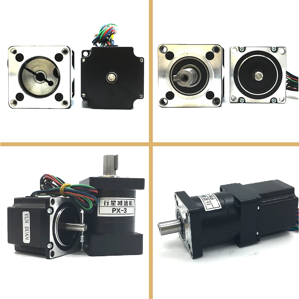 Planetary Reducer With Stepper Motor NEMA 23 Motor Reducer Kits 1.2Nm CNC Tools Nema23 Planetary Gearbox Gear Ratio 3:1,5:1~60:1