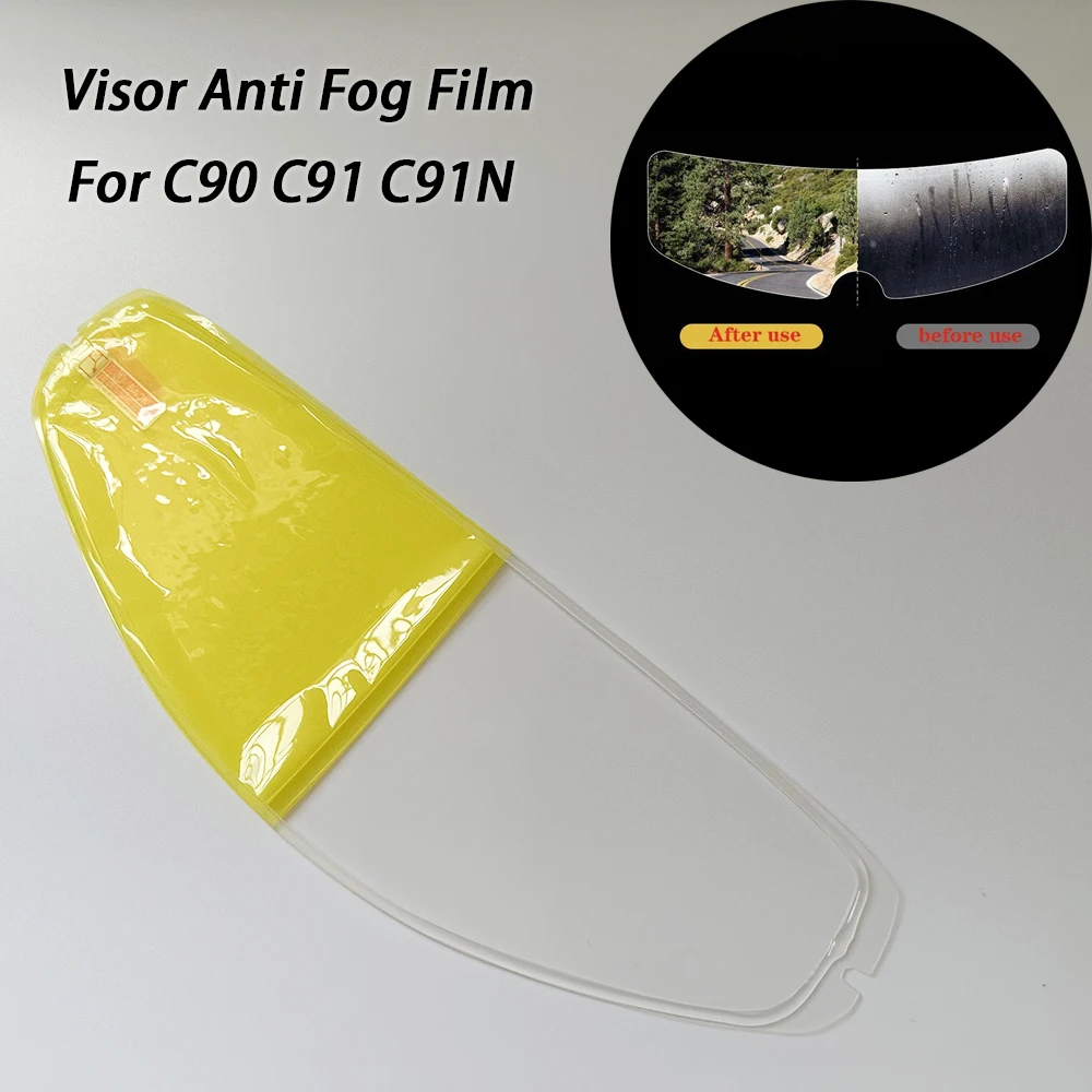 

Helmet Visor Film Anti Fog For HJC C91N C91 C90 Motorcycle Helmet Antifog Lens Film Accessories
