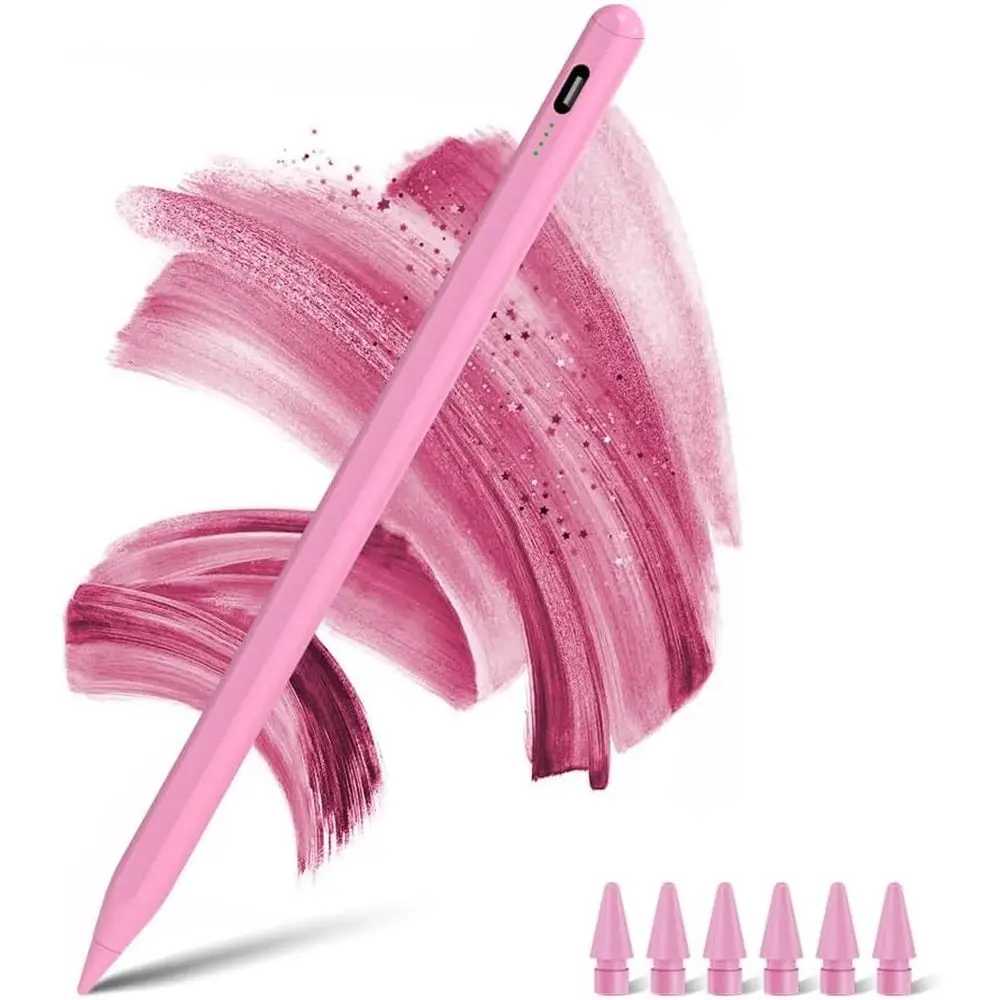 

Stylus Pen or iPad 2018-2025 with Palm Rejection & Power Display,Pencil or iPad 11th/10th/9th/8th/7th/6th Air M3/M2/5/4/3 Pro 11