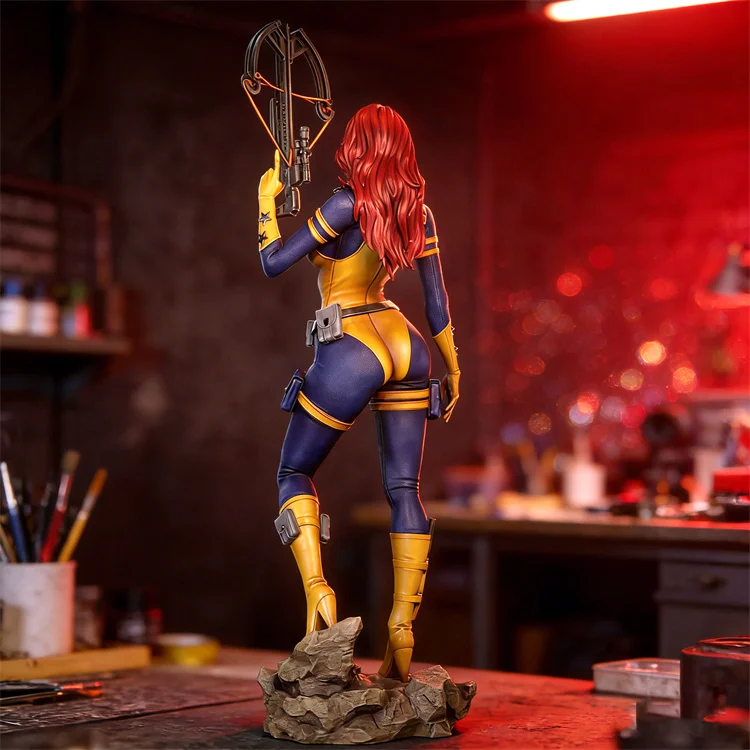 LinDeekin D313 Kit garage 3D personalizzati Figura non verniciata Modelli GK Puzzle in resina bianca smontato di modelli di personaggi