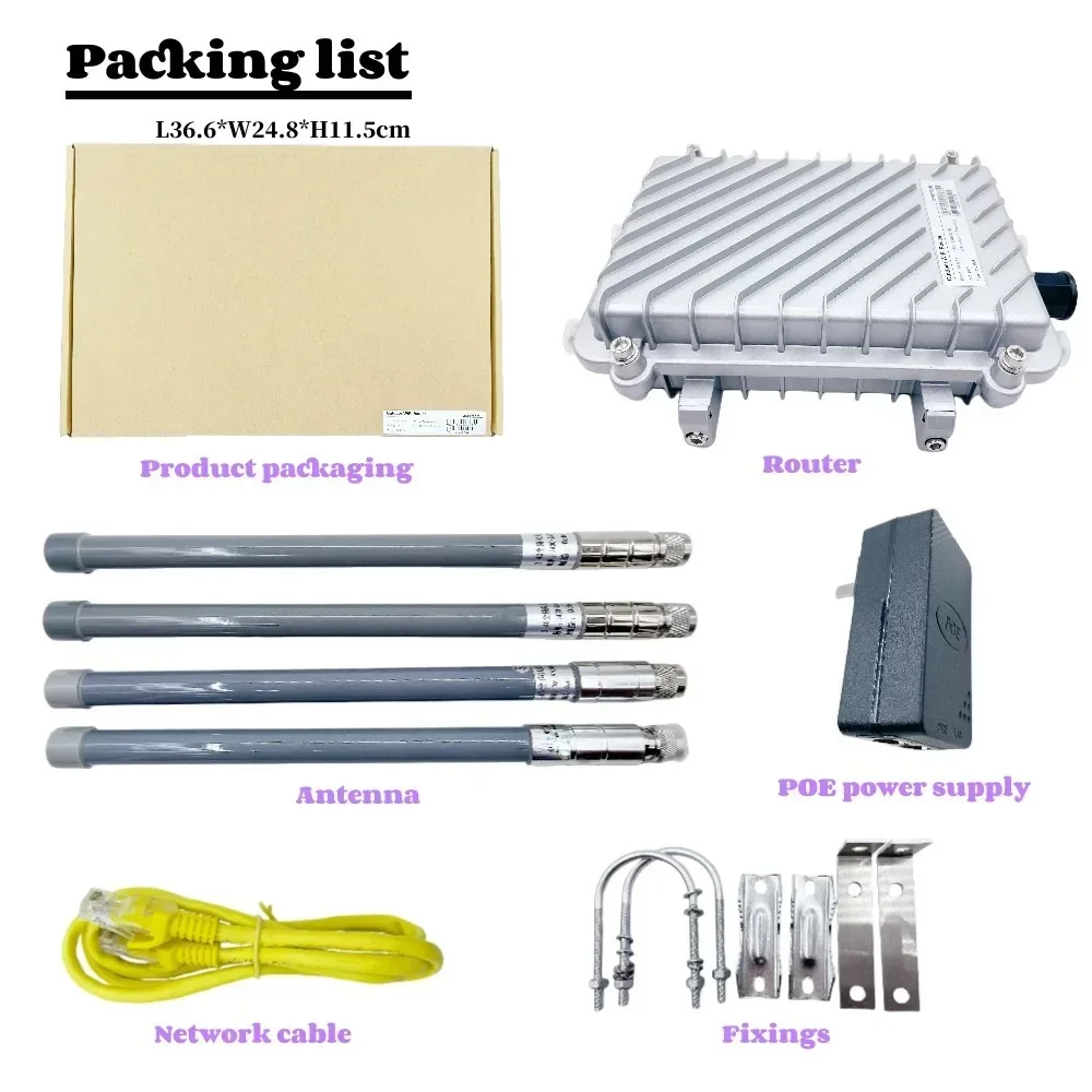 OEM CPE راوتر خارجي 1200mbps WiFi VPN GSM 5G 3G LTE 4G راوتر لاسلكي مع فتحة لبطاقة Sim