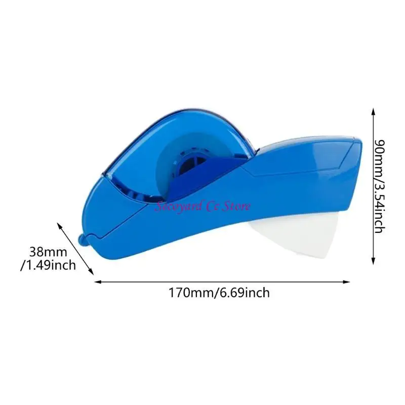 Automatyczny dozownik taśmy z 2 rolkami taśmy o szerokości 12 mm do zamykania kartonów Ergonomiczny ręczny obcinak do taśmy do wysyłki
