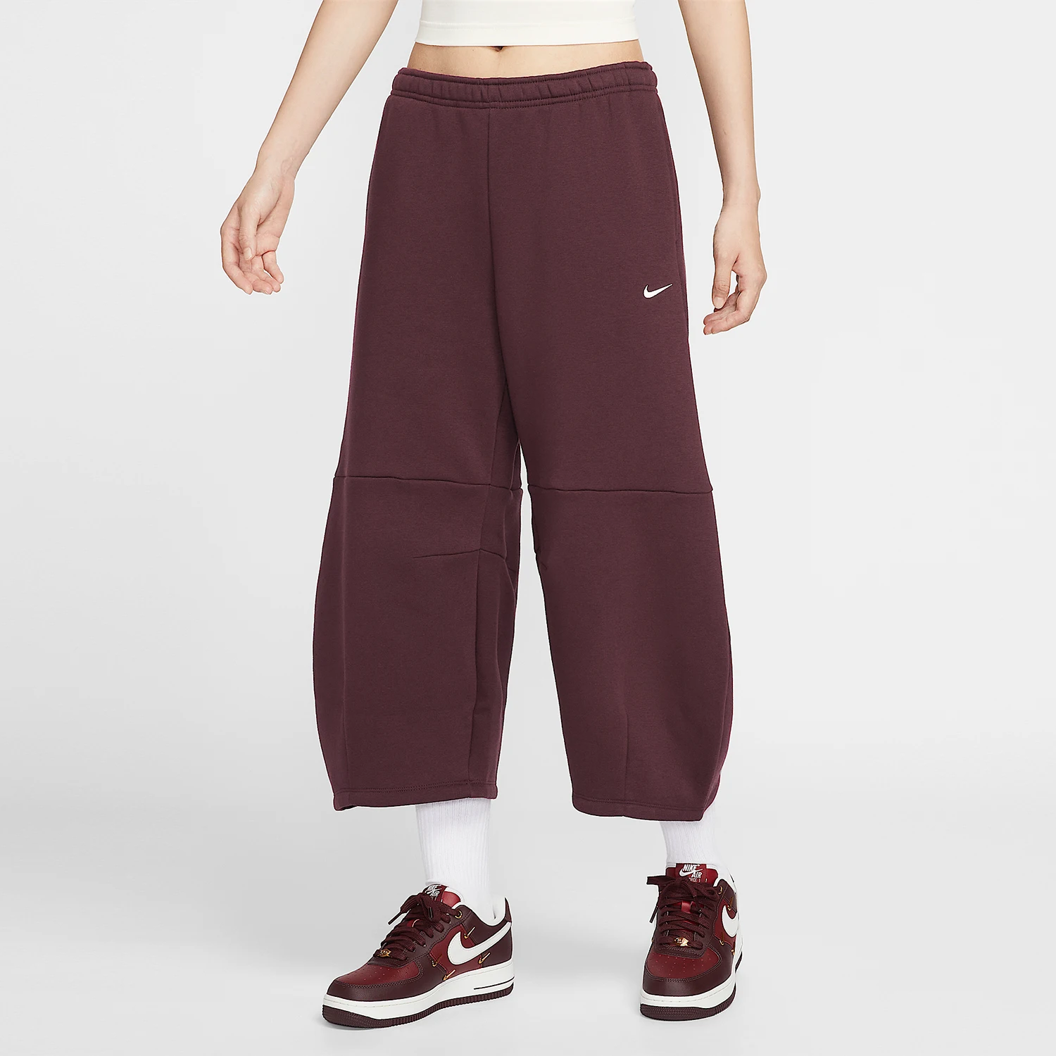 Nike Authentic Sportswear Women's Casual Sports Knit Nine-Point Pants IM7475-652