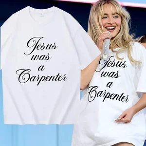 كان يسوع نجار تي شيرت راقصة الباليه نجار المشجعين للجنسين O-Neck قصيرة الأكمام قمصان تي شيرت زهرة مطبوعة قصيرة الأكمام أفضل 10 سيارات مبيعا من سابرينا كاربنتر - رقم 4