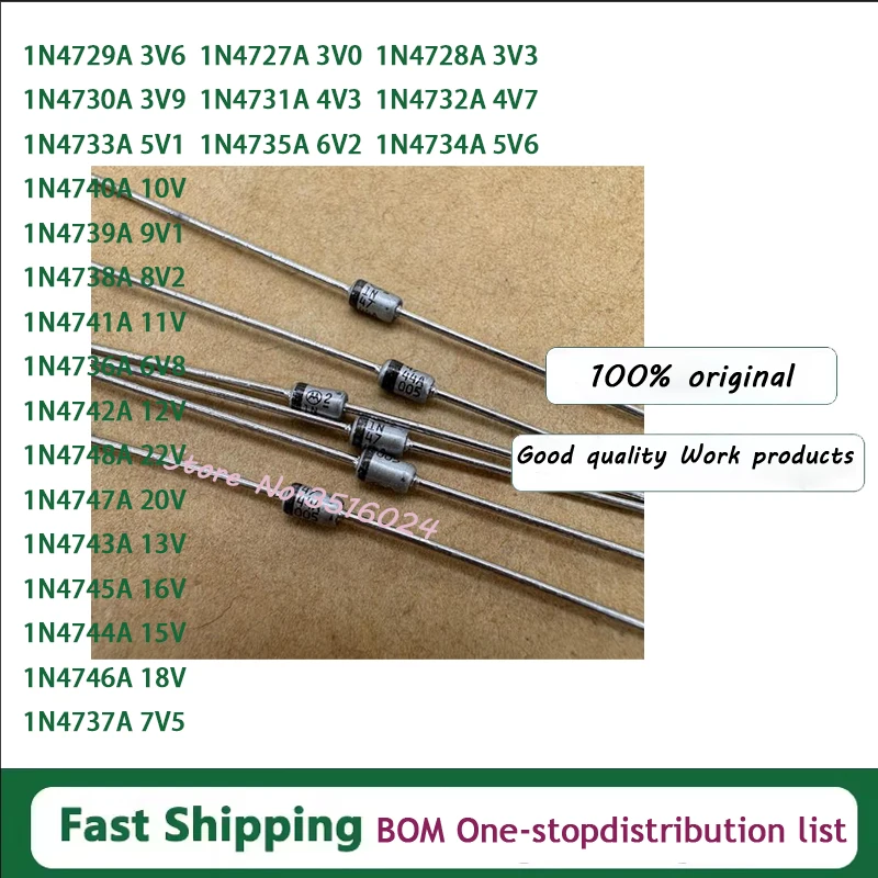 100Pcs 1W Zener Dio…