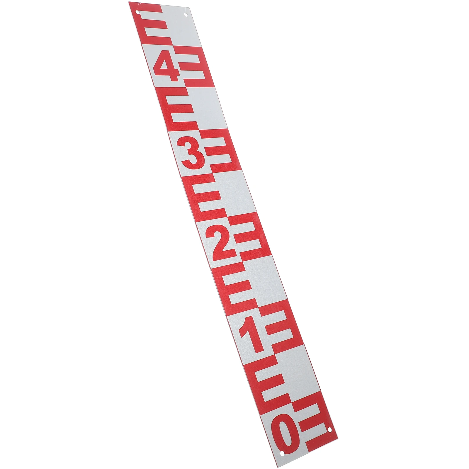 

Water Gauge Marine Measurement Tool Pool Level Ruler Aluminum Alloy Stainless Steel Pond Supplies