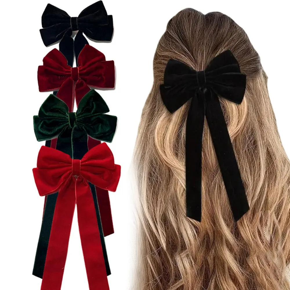Velvet Hair Clip Fo…