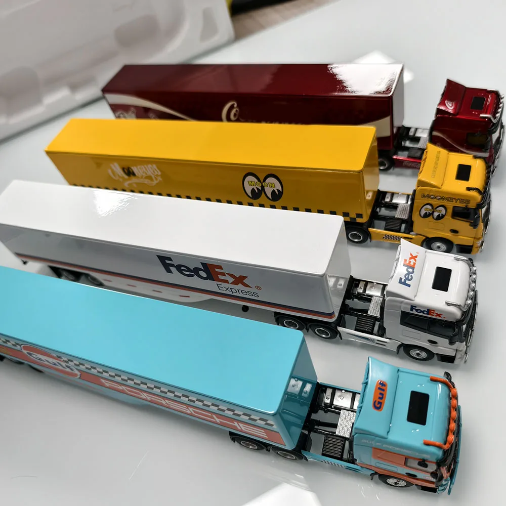 Camión de ingeniería SANY fundido a presión MJ 1:64, semiroque, modelo de coche de aleación, juguete coleccionable, regalo, adornos de exhibición de recuerdo