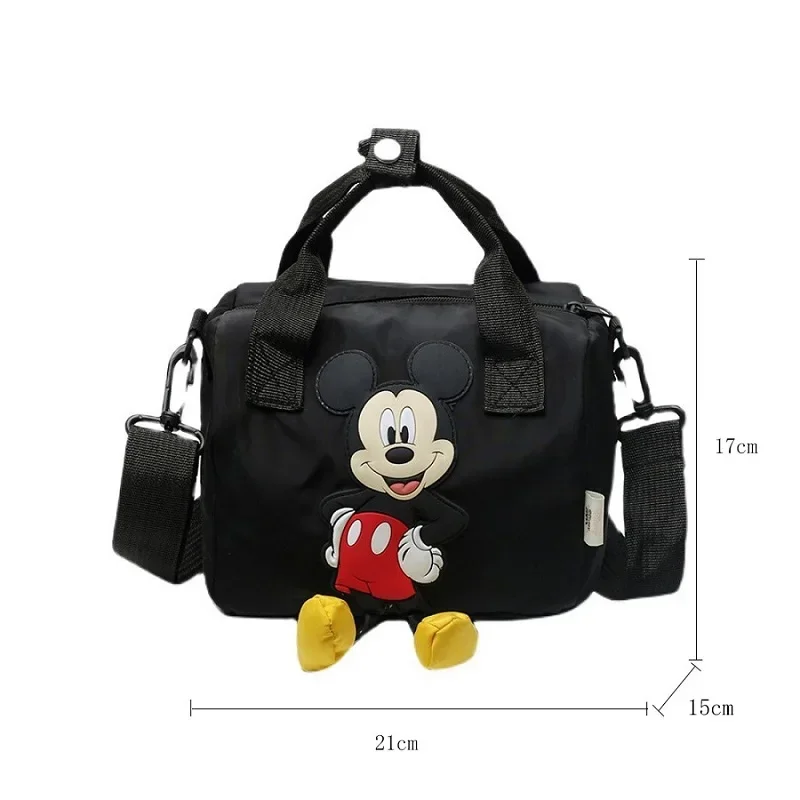 4 Style Disney Mickey Mouse Cartoon Girl Handbag Children Storage Bag Girls Cartoon Mickey Minnie Mouse Bowling Bag Shoulder Bag